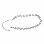 Collana Halo Cristalli – Argento