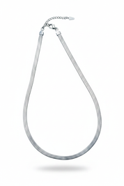 Collana herringbone argento