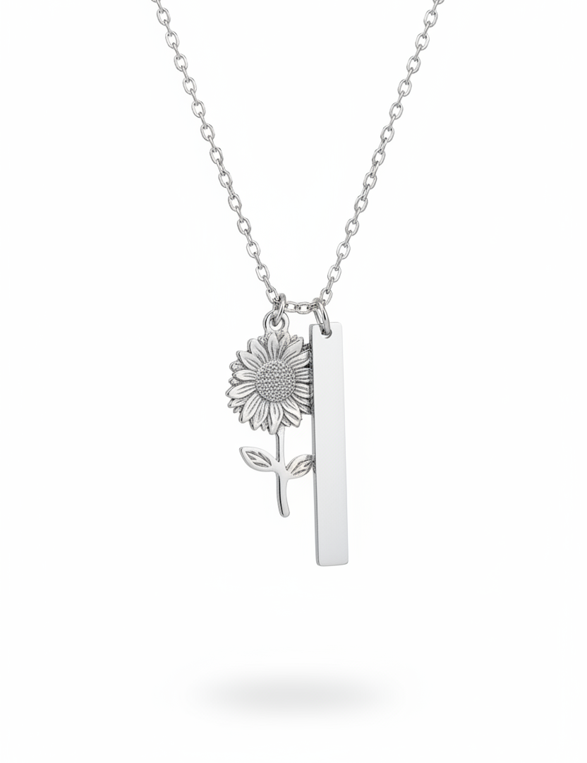 Collana multi-charm argento