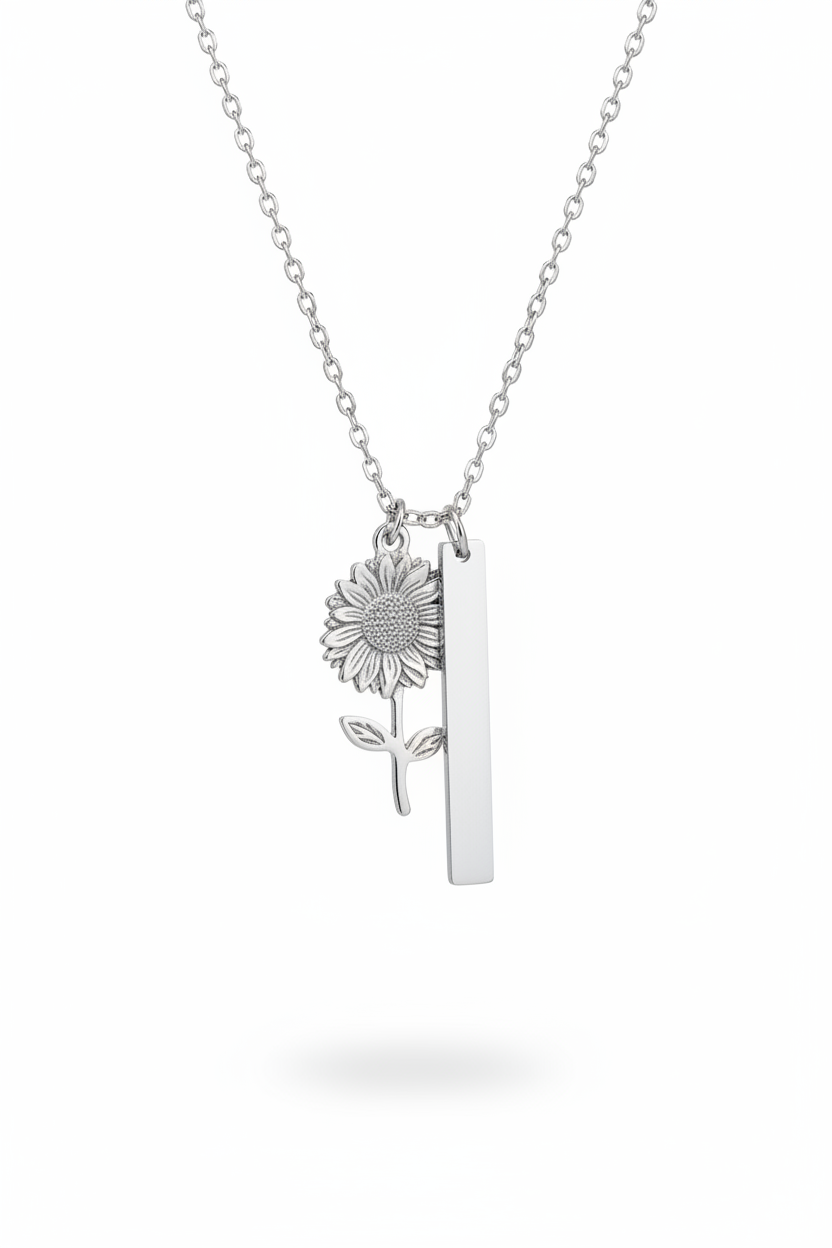 Collana multi-charm argento