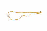 Collana oro con catenina spirale brillante - formato orizzontale