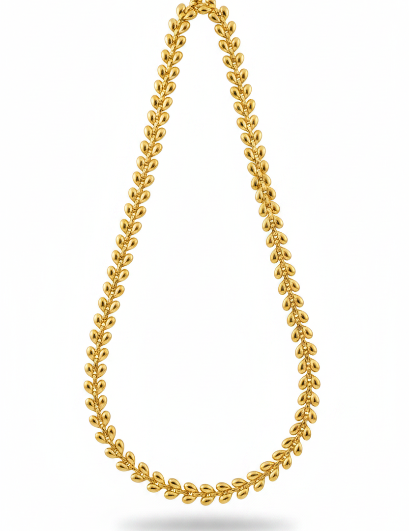 Collana oro doppio lobo