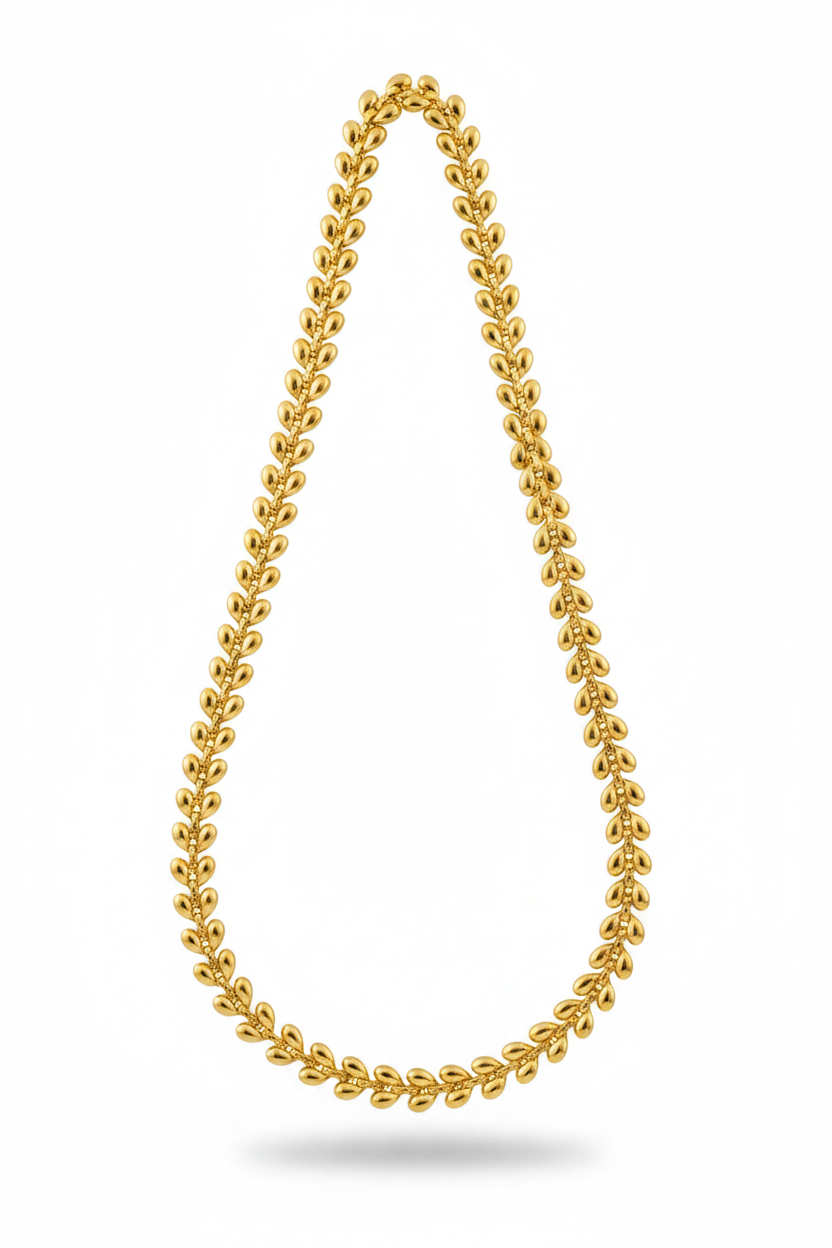 Collana oro doppio lobo