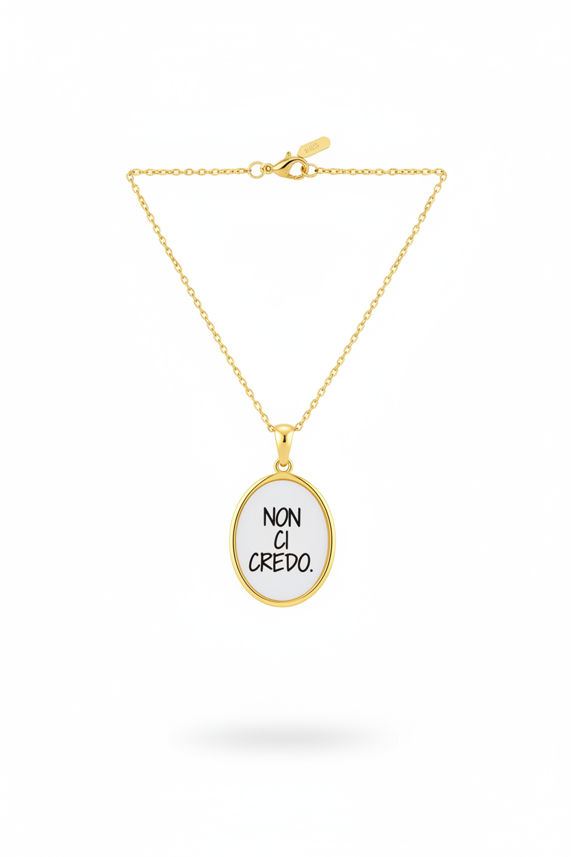 Collana ovale - NON CI CREDO.