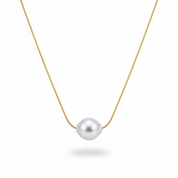 Collana perla snake oro