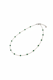 Collana Perline Verde