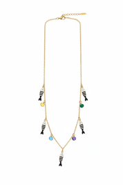 Collana pesci floating verticale