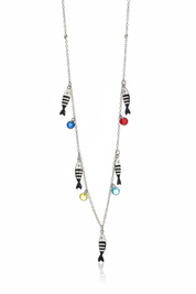 Collana pesci fluttuante – fondo bianco