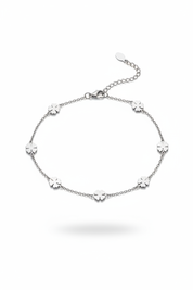 Collana quadrifogli - flat lay