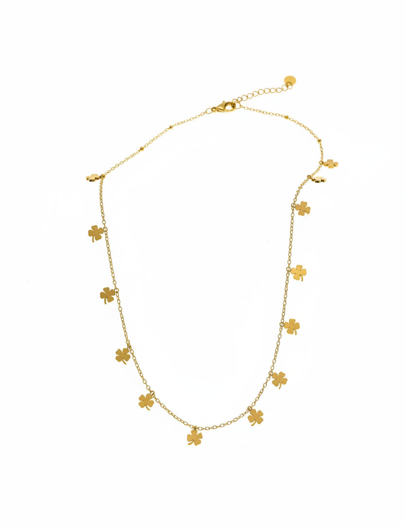 Collana Quadrifogli Oro