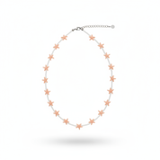 Collana stelle marine rosa pesca 1:1