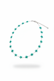 Collana stelle marine verde smeraldo 2:3