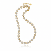 Collana tennis diamanti - oro