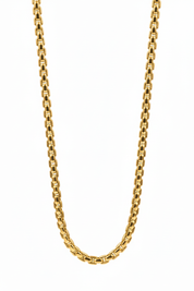 Collana venetian box oro identica all'argento