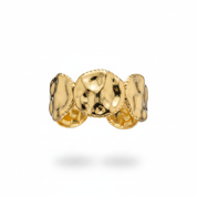 Cuff hammered largo - oro