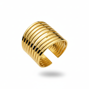 Cuff Multi-Wire Gold - Tre Quarti