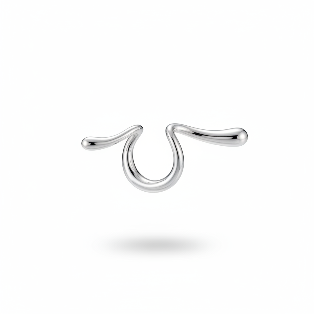 Cuff Wave Silver - Frontale