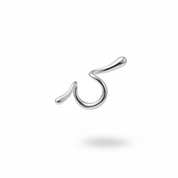 Cuff Wave Silver - Tre Quarti