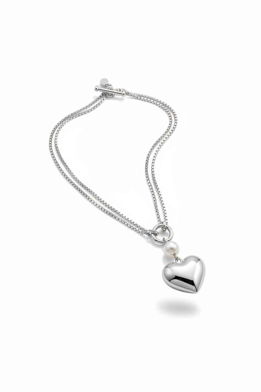 Cuore argento