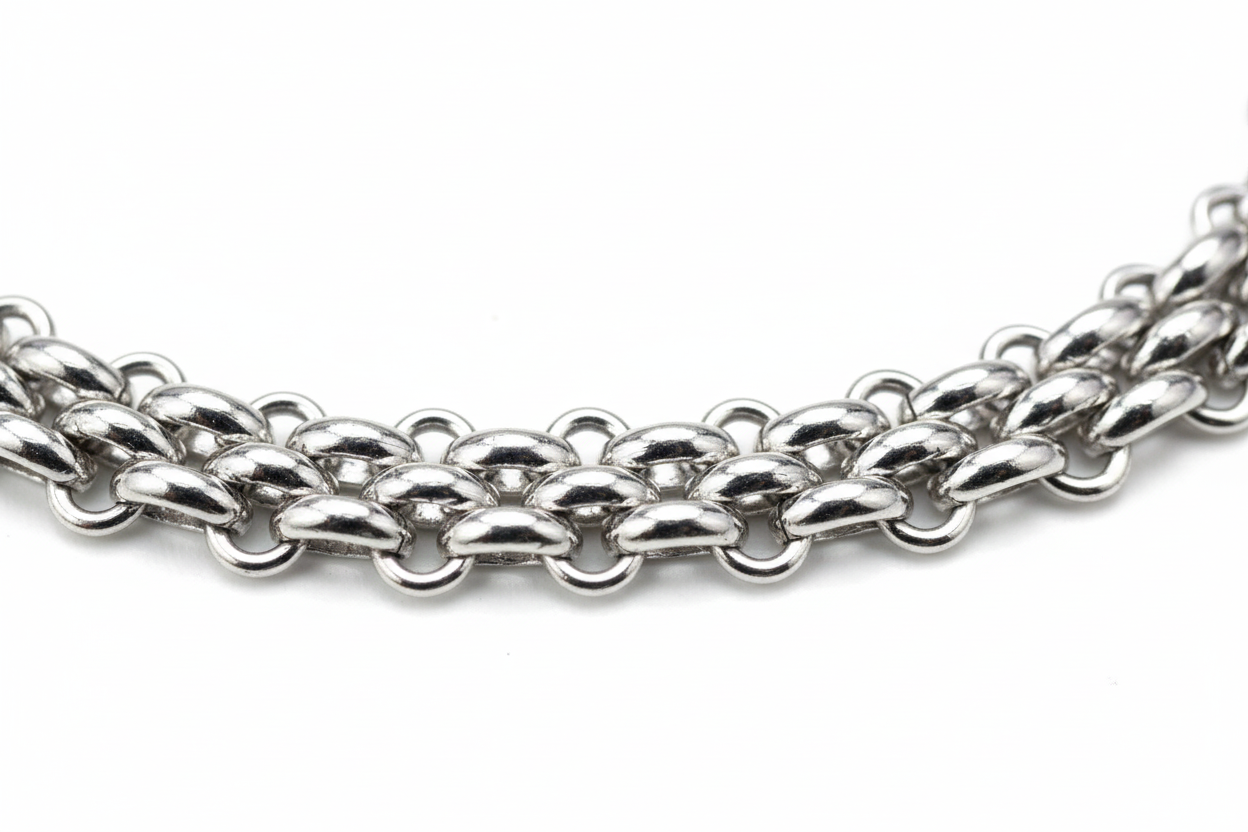 Dettaglio catena argento