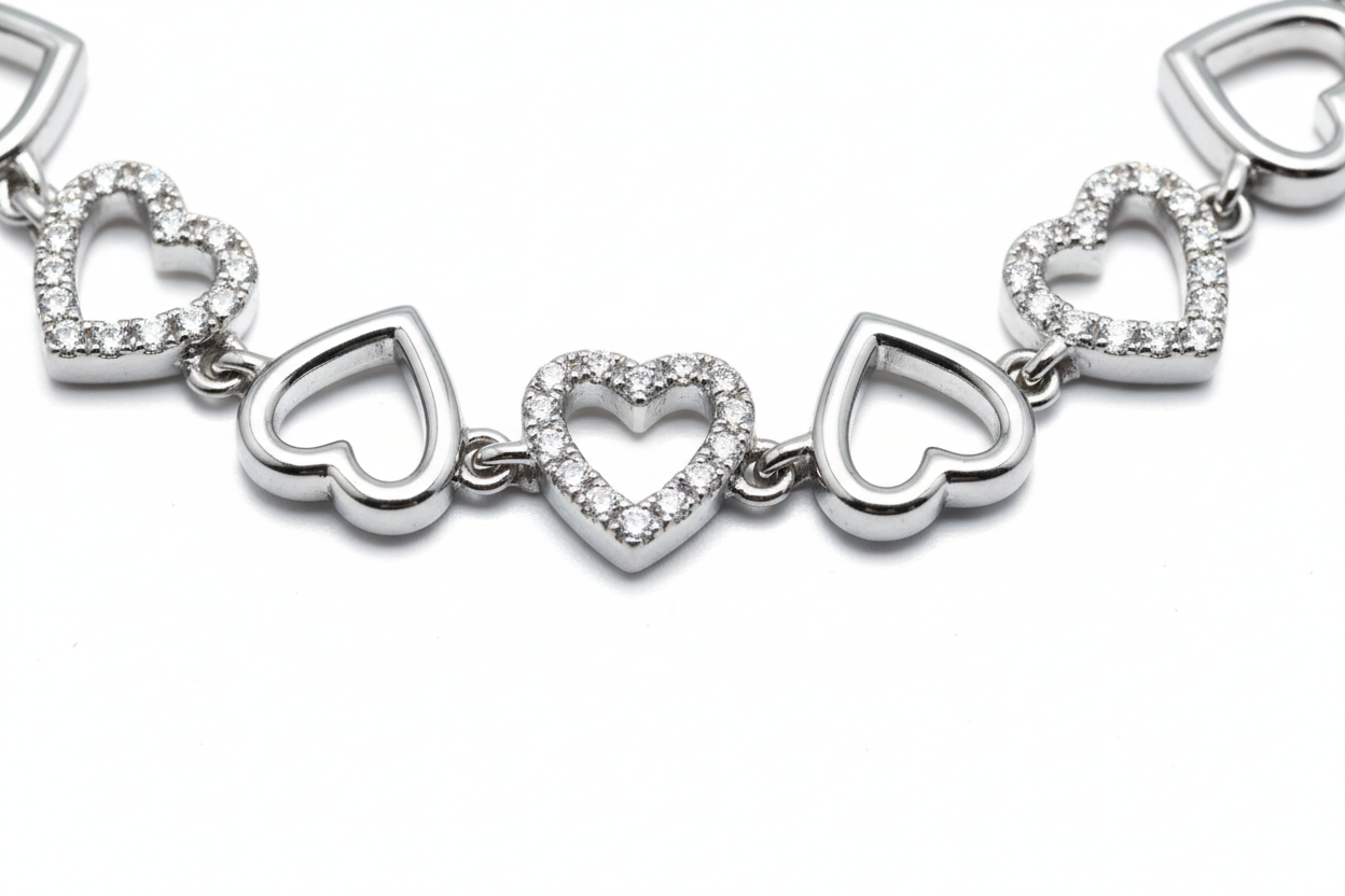 Dettaglio cuori argento 1