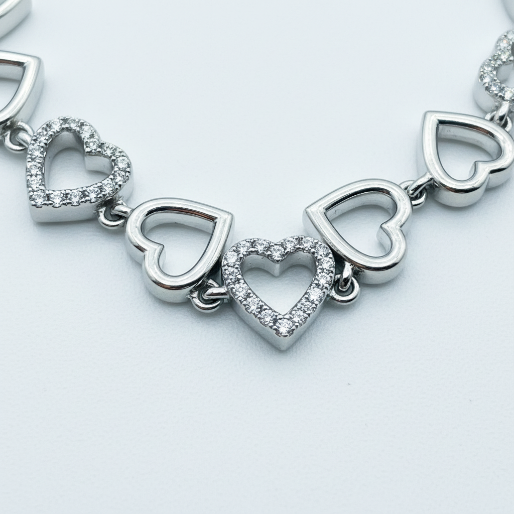 Dettaglio cuori argento 2