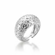 Dome texture argento