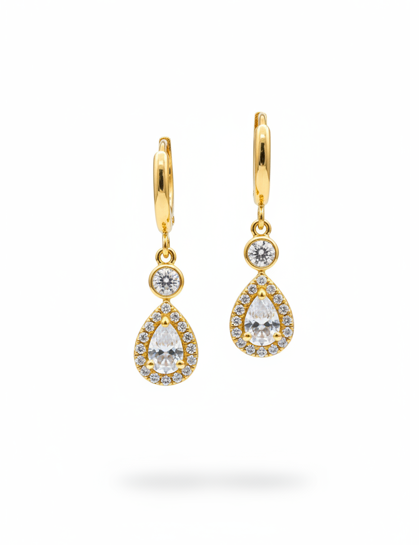 Drop Earrings Yellow Gold