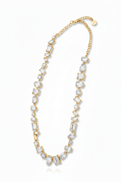 Gold All-Clear Crystal Necklace