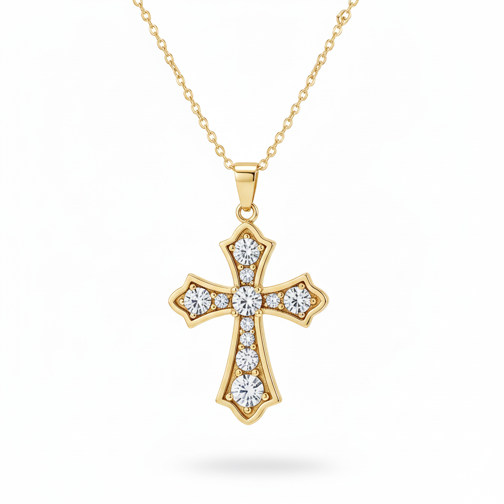 Gold Cross - Same zoom as silver