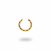 Gold Thin Twisted Ear Cuff