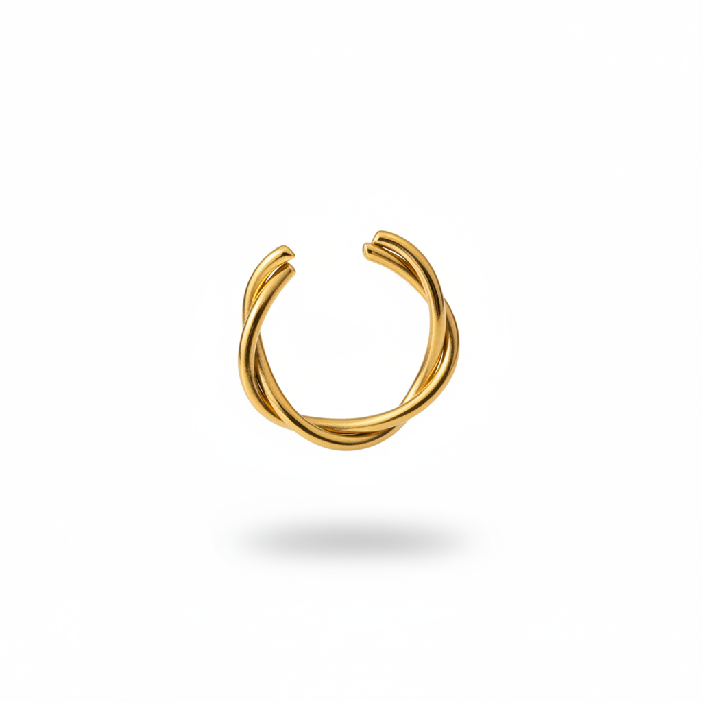 Gold Twisted Ear Cuff