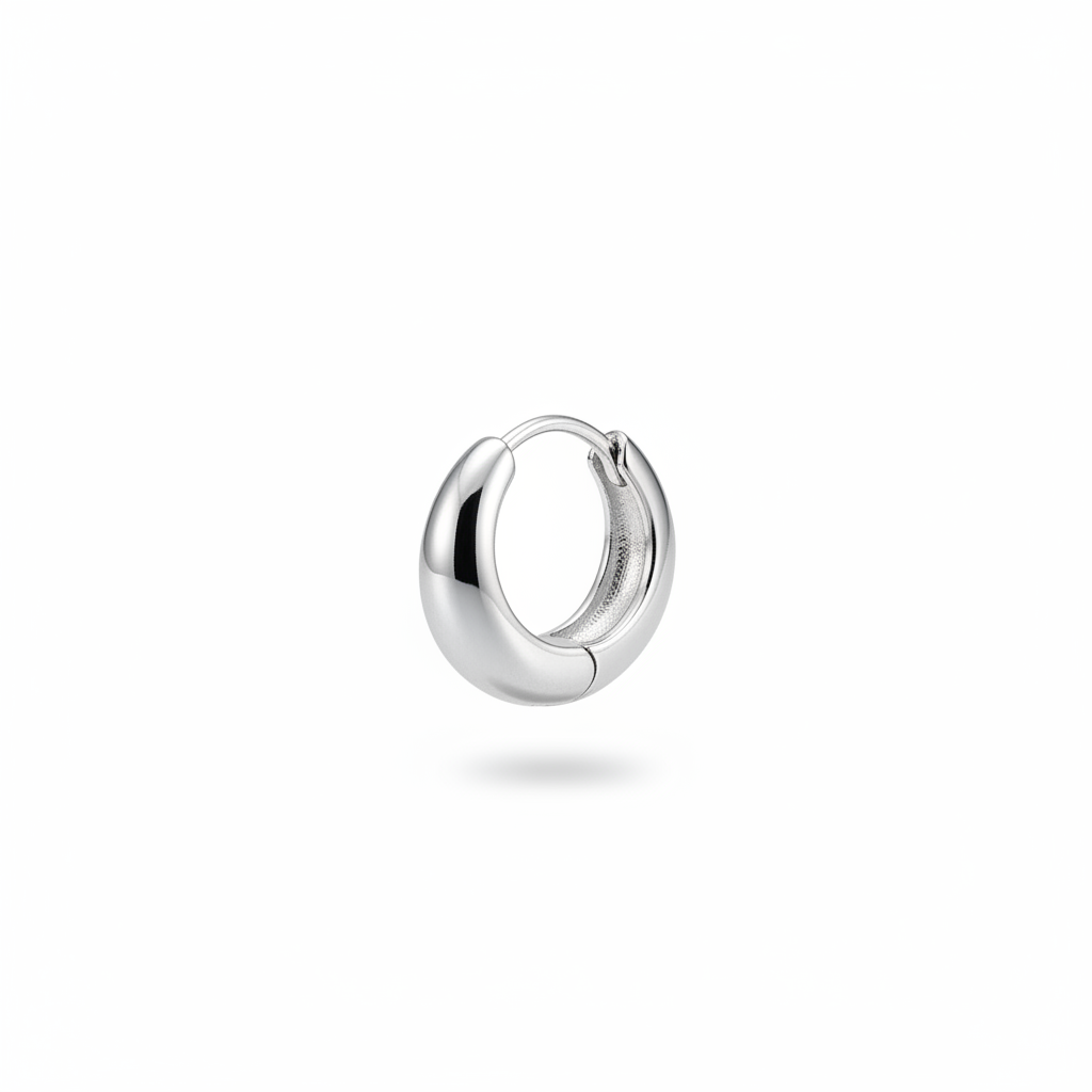 Huggie argento micro