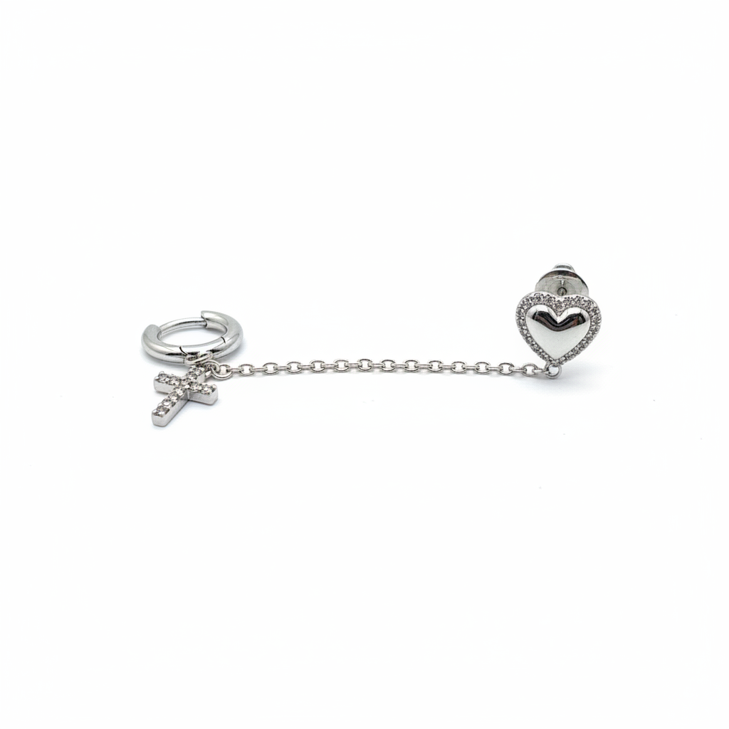 Huggie Croce & Cuore - Sfondo Bianco v2