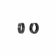 Huggie nero gunmetal – vista singola
