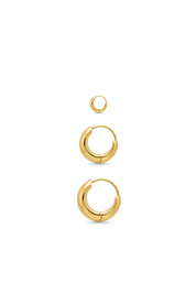 Huggie oro 3 misure distinte – verticale