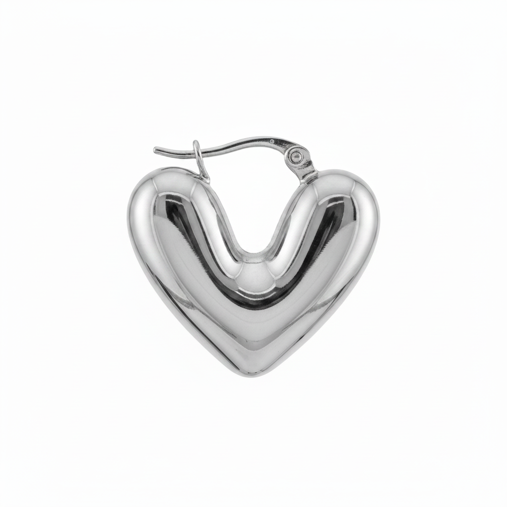 LOVU cuore argento - frontale