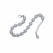 Lumière Milgrain Silver - Top Down