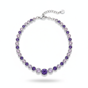 Matisse Bracciale Argento Graduato Viola
