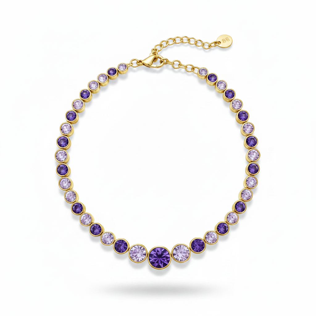 Matisse Bracciale Oro Graduato Viola