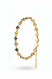 Multicolor Clover Bracelet