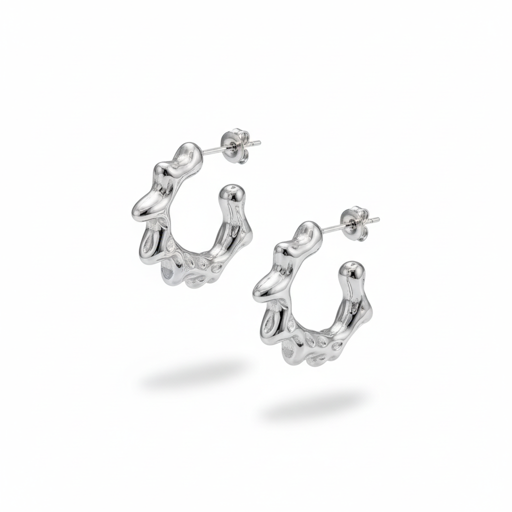 Orecchini argento fluttuanti - coppia