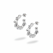Orecchini argento fluttuanti - coppia