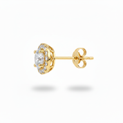 Orecchini Halo Gold - Vista Laterale