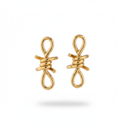 Orecchini nodo infinity oro