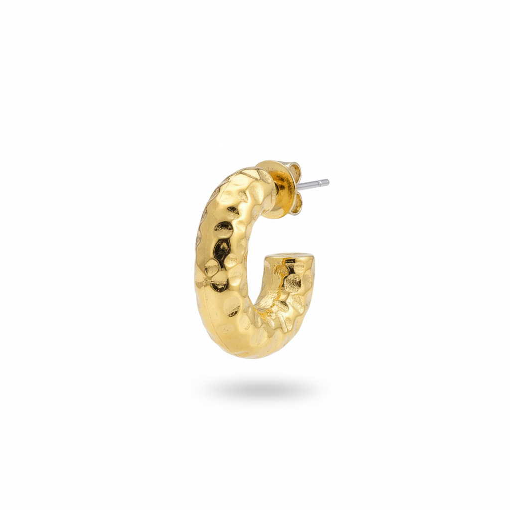 Orecchino hammered - Oro