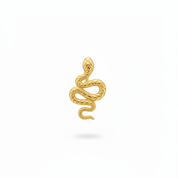 Orecchino serpente oro – singolo senza gemma