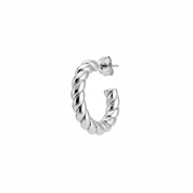 Orecchino twisted - Argento