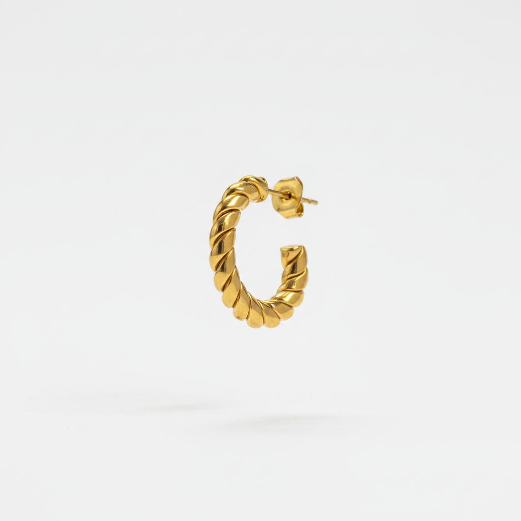 Orecchino twisted - Oro