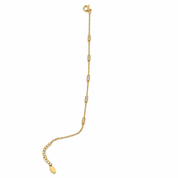 oro - catenina con strass